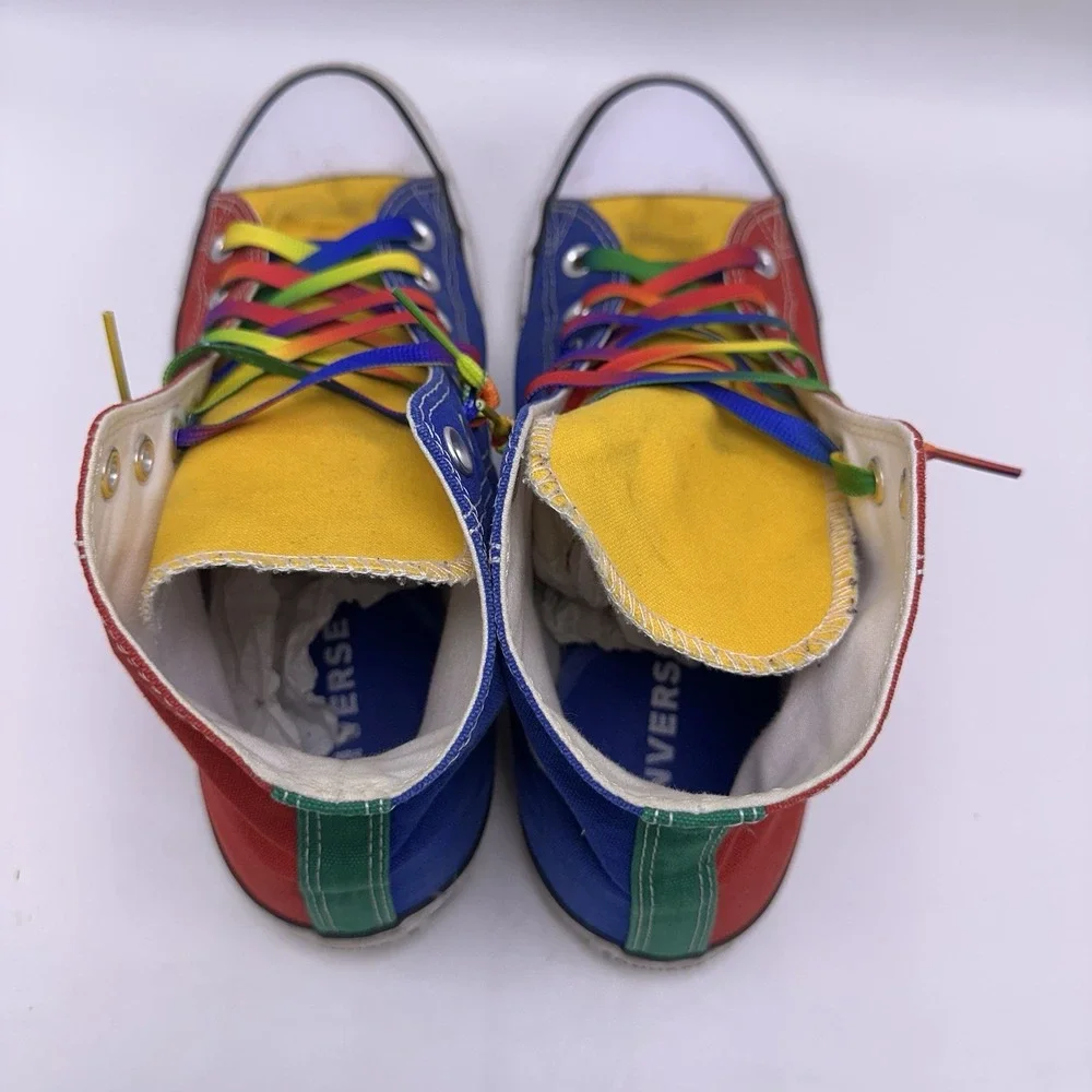 Converse All Star  Men's‎ 9 Womens 11 Shoes Colorblock High Top Sneaker